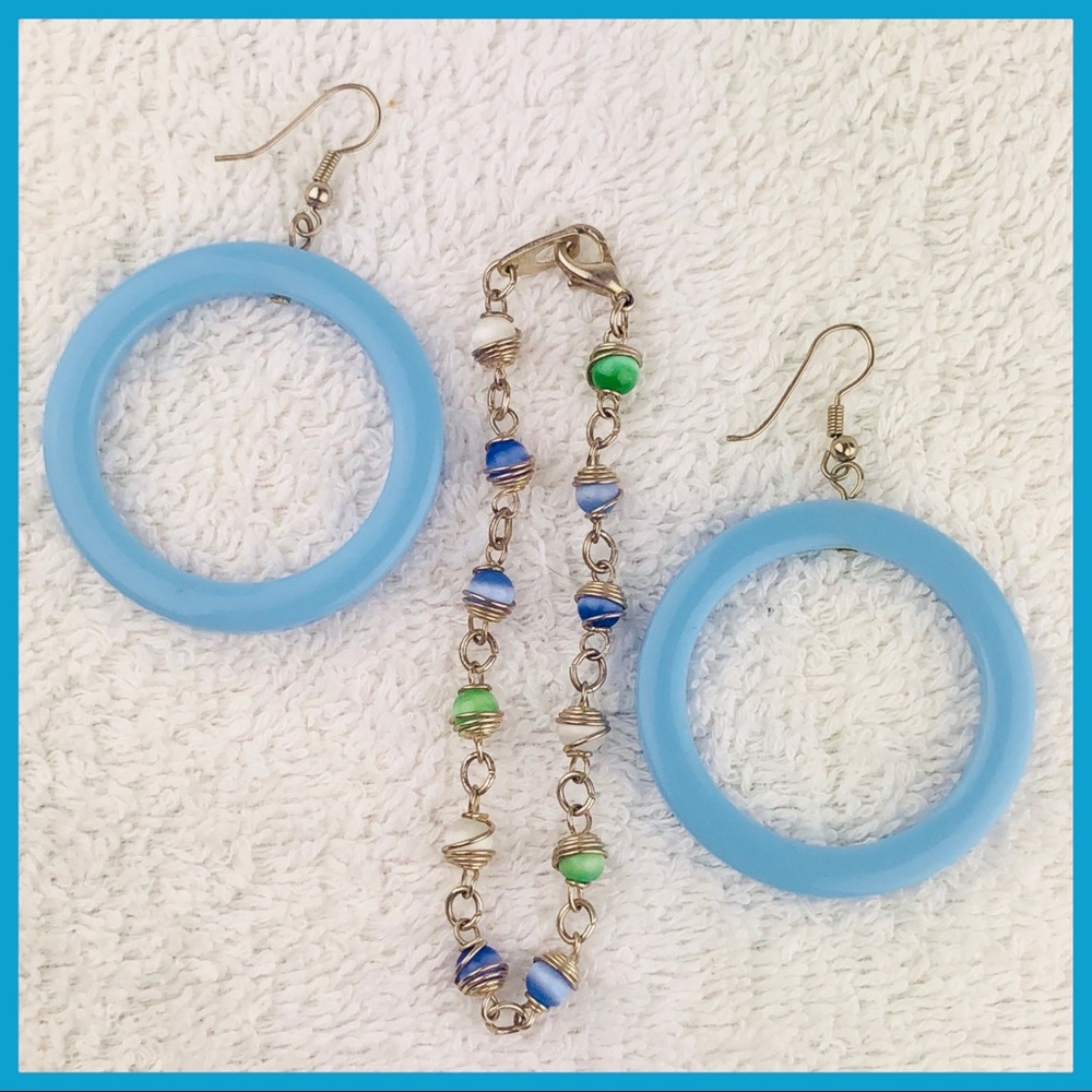 EARRINGS & BRACELET